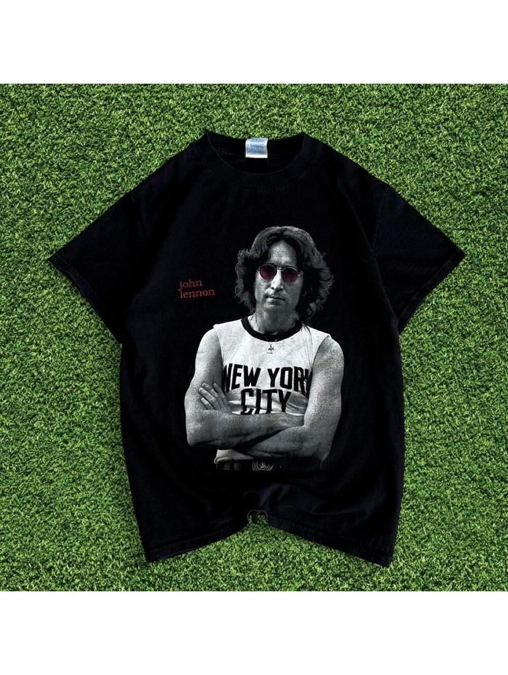 Vintage 1996 John Lennon Double Sided Graphic T-Shirt Size S